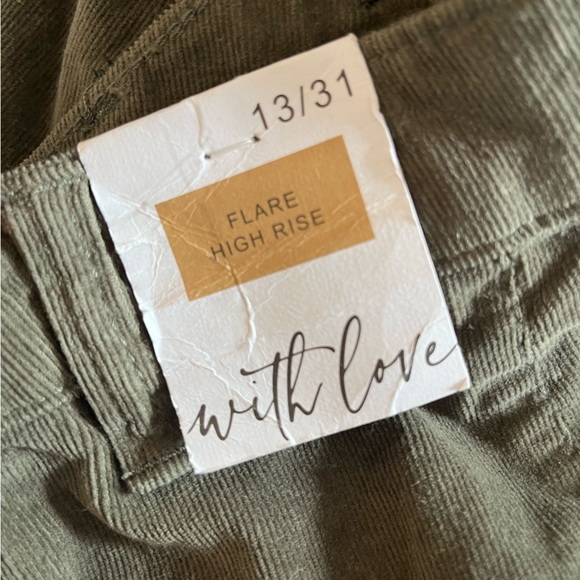 YMI Corduroy Flare Pants - Size 13/31 - Picture 4 of 4